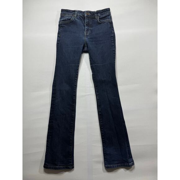 Tecovas Women's Mid Rise Straight Leg Blue Denim Jeans - Size 26x29 - Picture 1 of 6